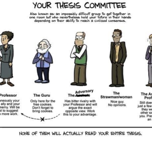 What is a dissertation committee?